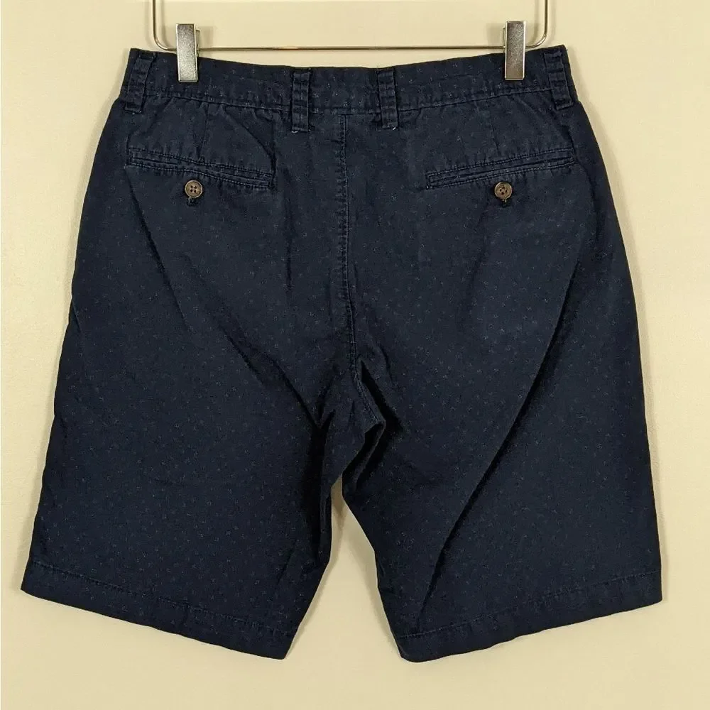 J. Crew Men's Navy Blue Cotton Shorts Waist 30